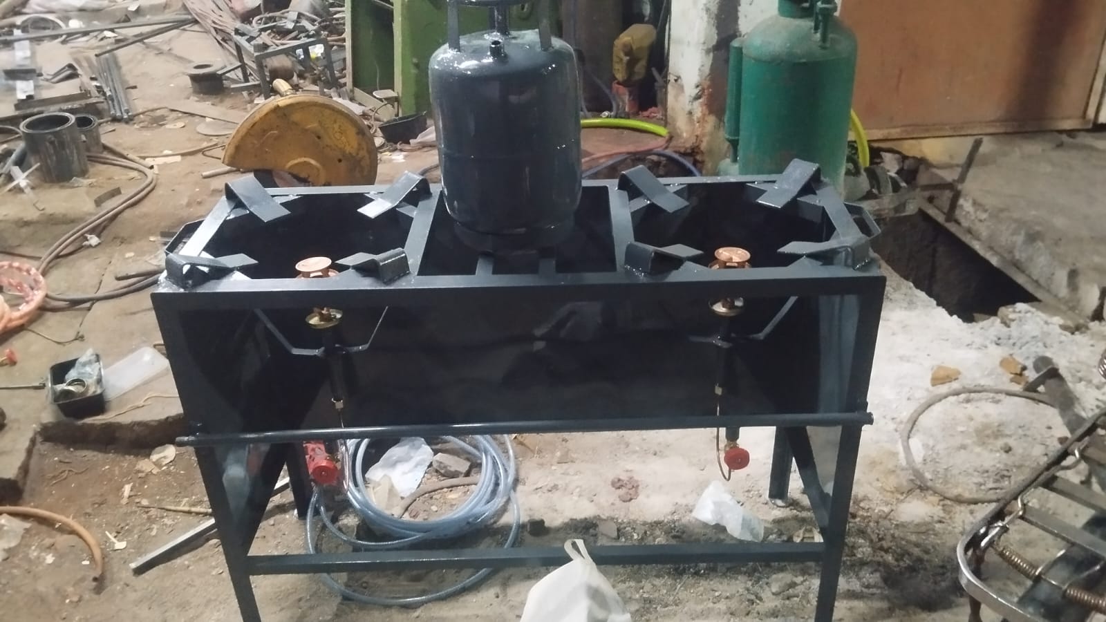 Fast Food Double Stove